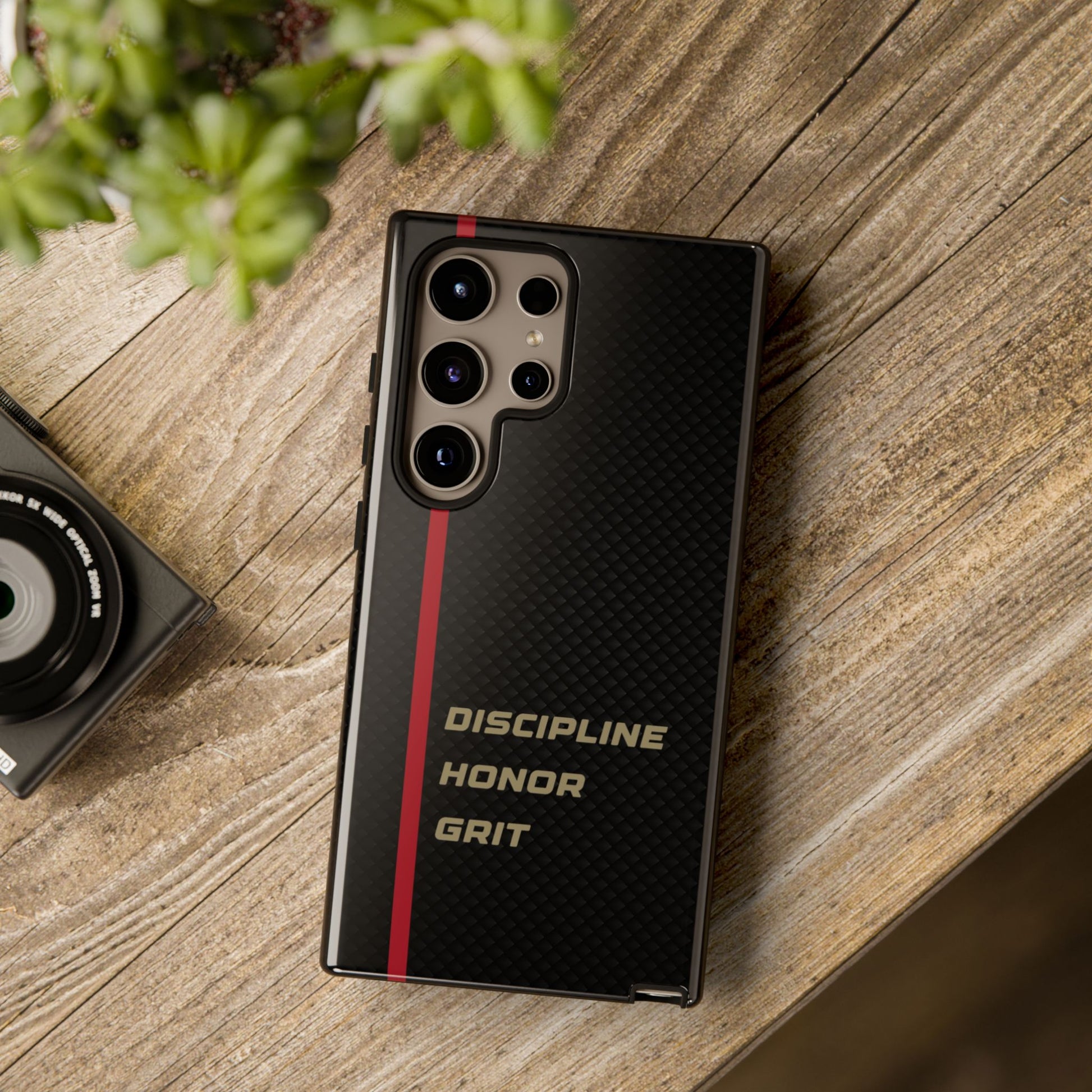 Discipline, Honor, Grit Impact-Resistant Phone Case