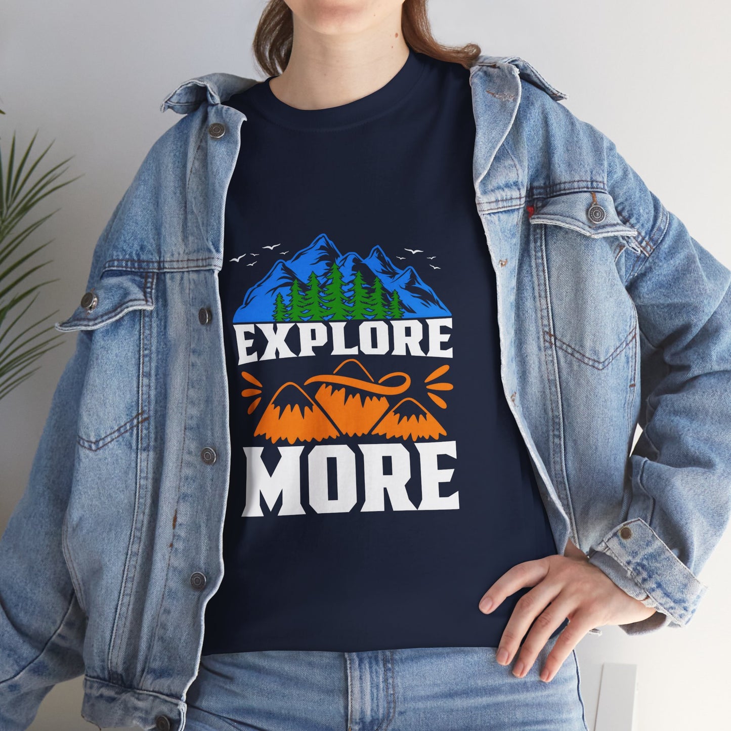 Explore More Adventure Tee - Unisex Heavy Cotton T-Shirt