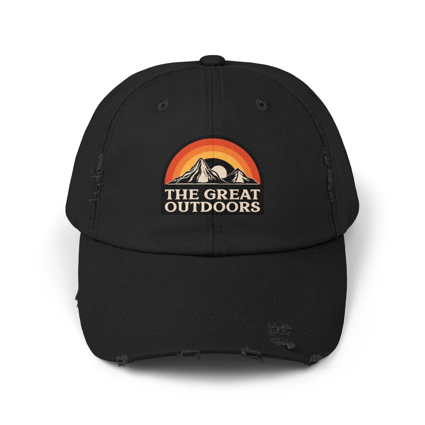 The Great Outdoors Unisex Distressed Cap