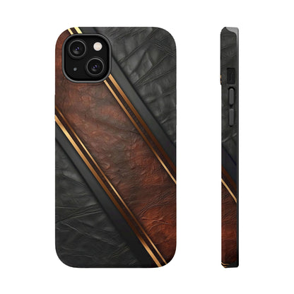 Stylish Leather Texture Magnetic Tough Cases