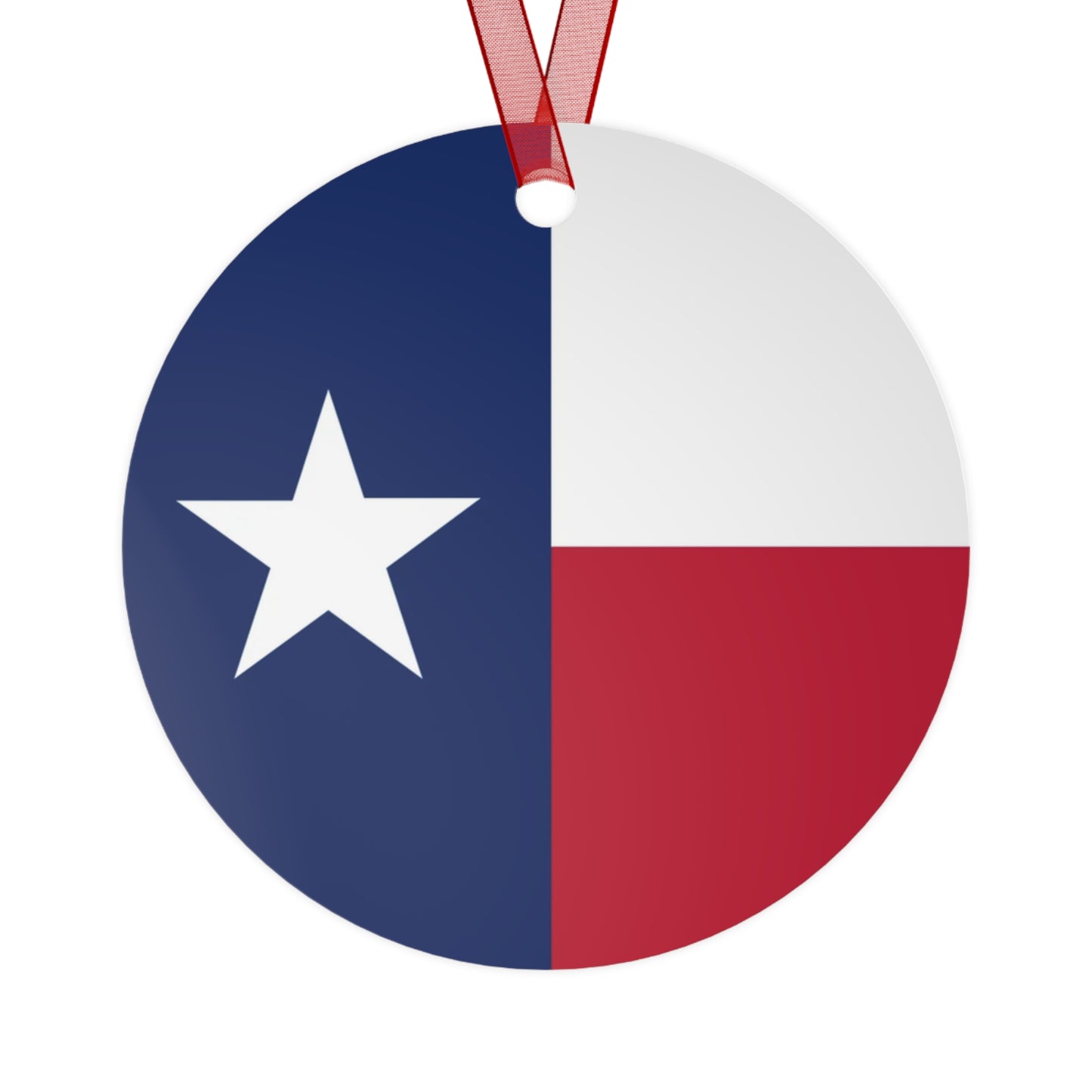 Lone Star Metal Ornaments, 2-Side Print