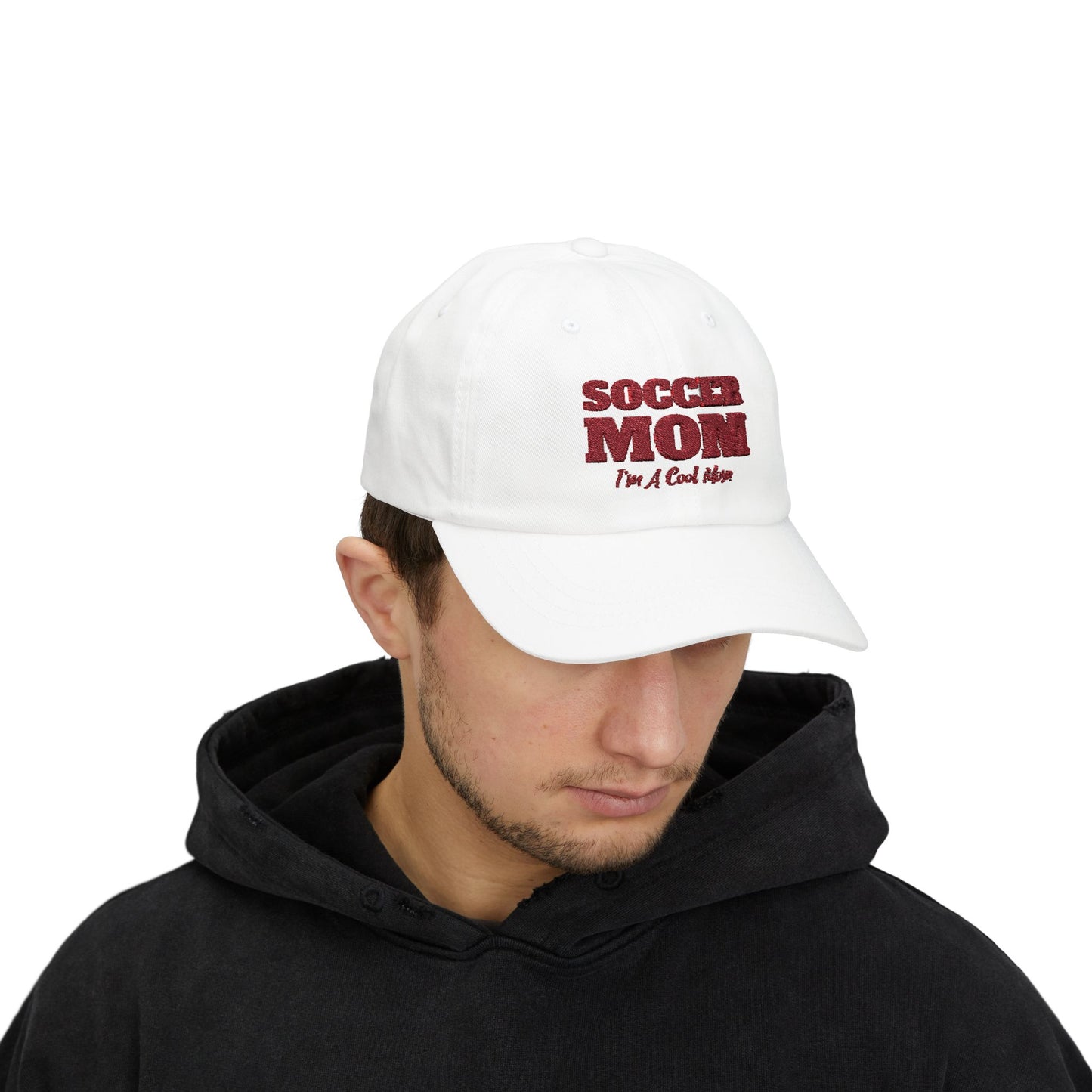 Soccer Mom Classic Dad Cap / embroidered