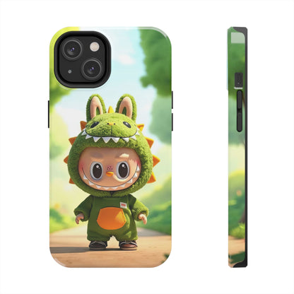 The Monsters Tough Case for iPhone Models – Playful Dinosaur Design, Dual Layer Protective Cover, Fun Mobile Accessory