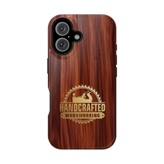 Woodworking Logo Magnetic iPhone Case