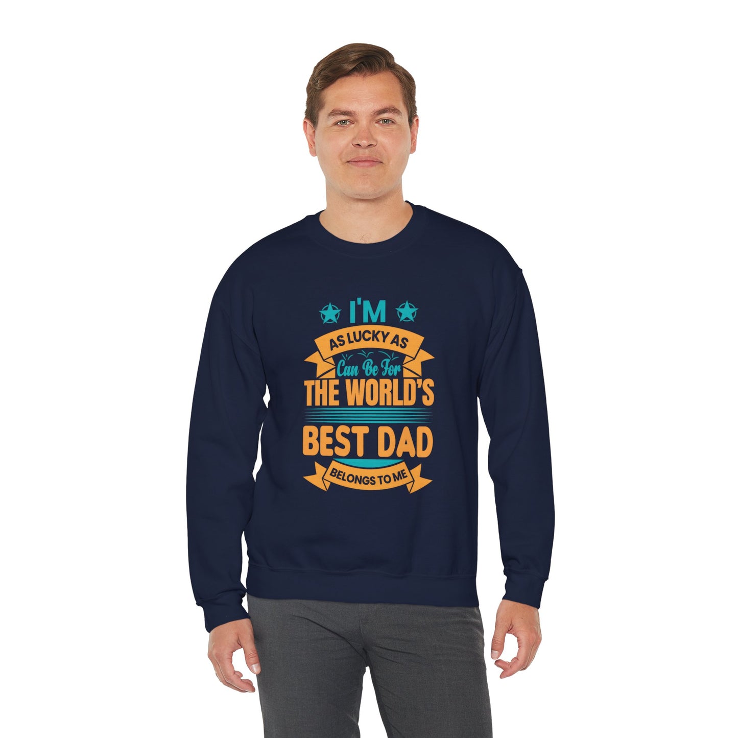 World's Best Dad Sweatshirt | Unisex Heavy Blend™ Crewneck