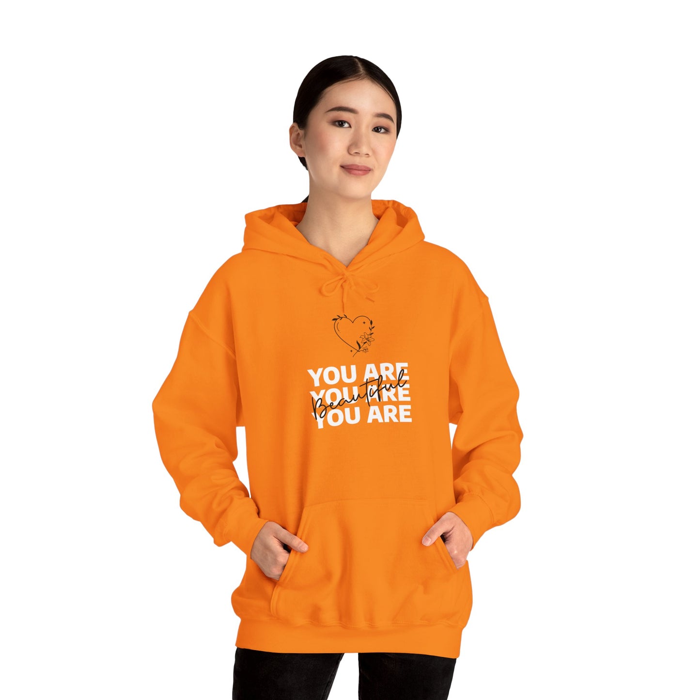 You Are Beautiful Unisex Heavy Blend™ Hooded Sweatshirt