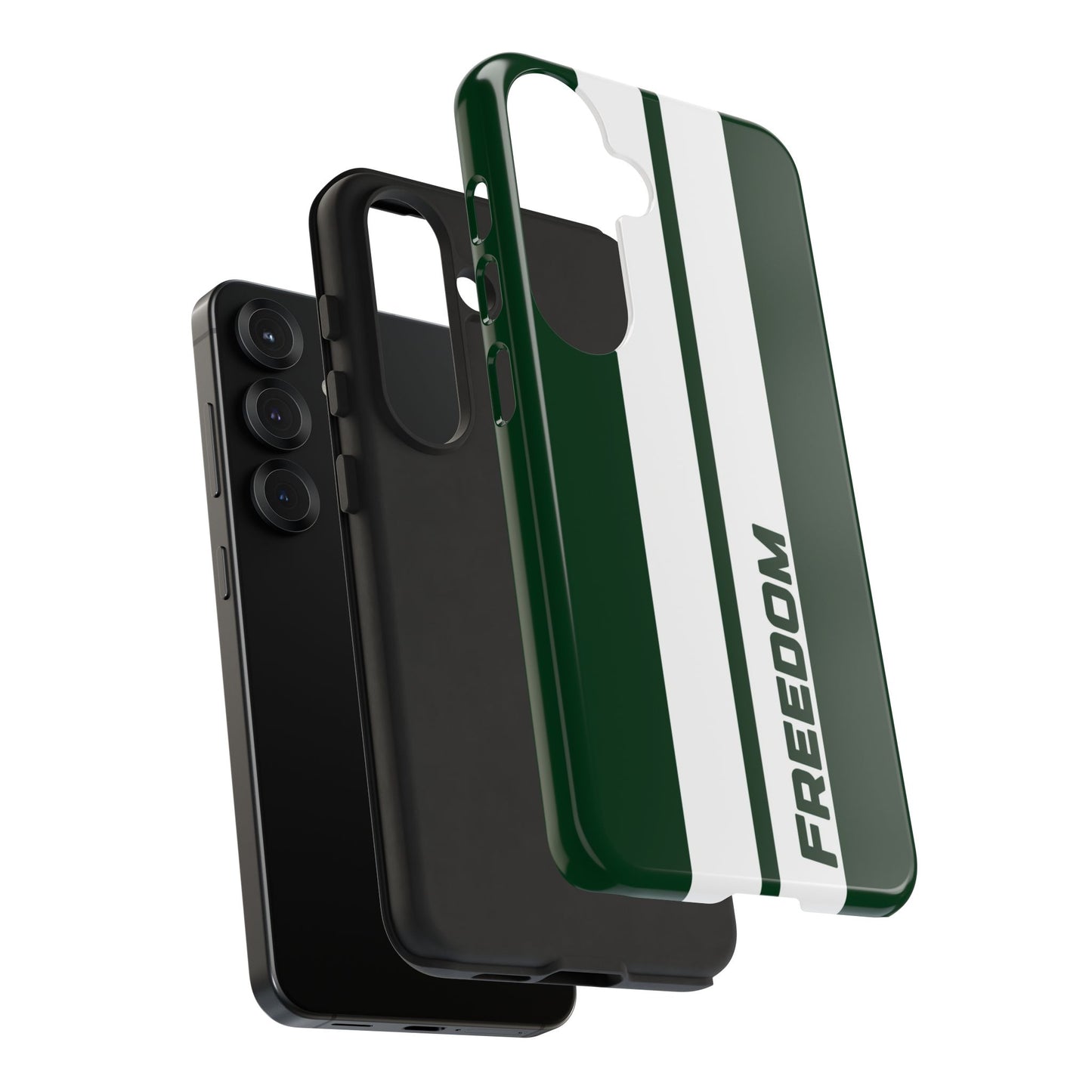 Freedom Tough Case, Olive Green Motorsport-Inspired Cove