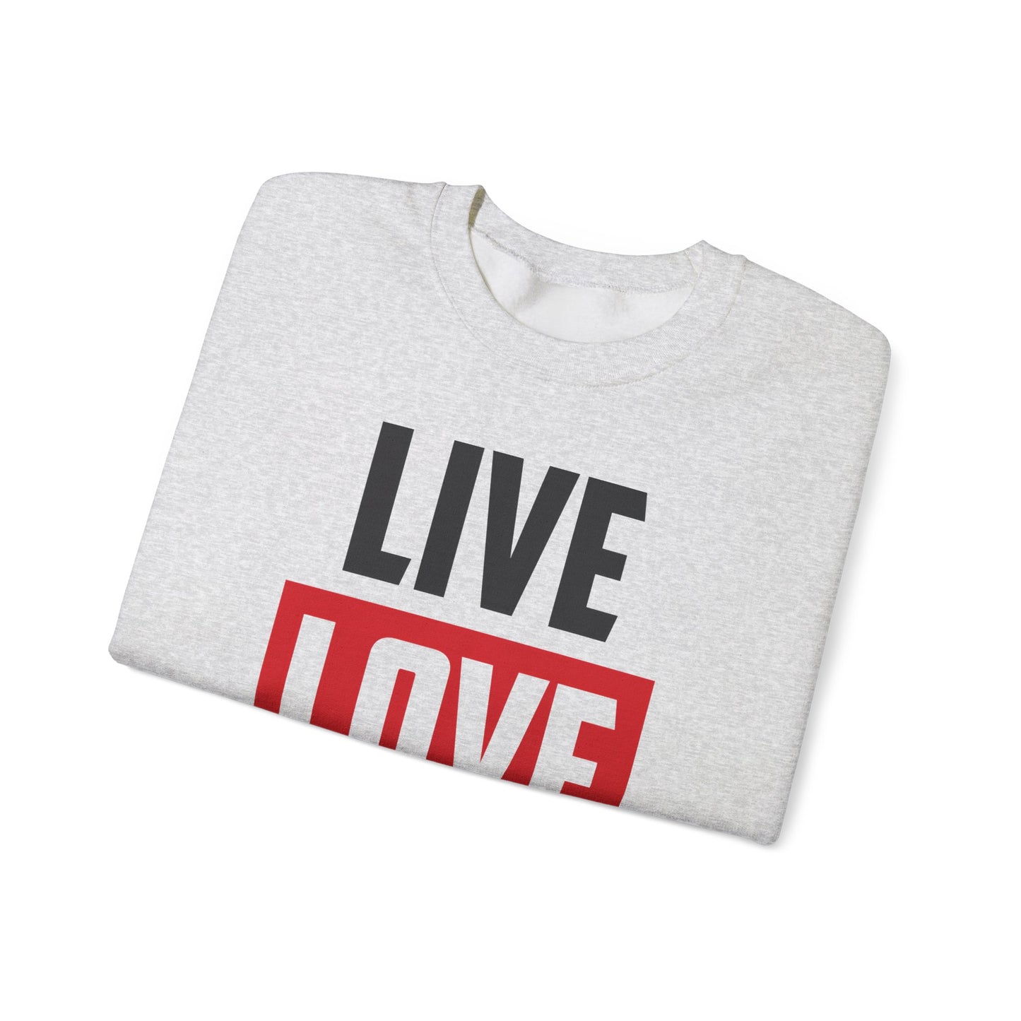 Live Love Texas Crewneck Sweatshirt – Cozy Unisex Pullover for Texas Lovers