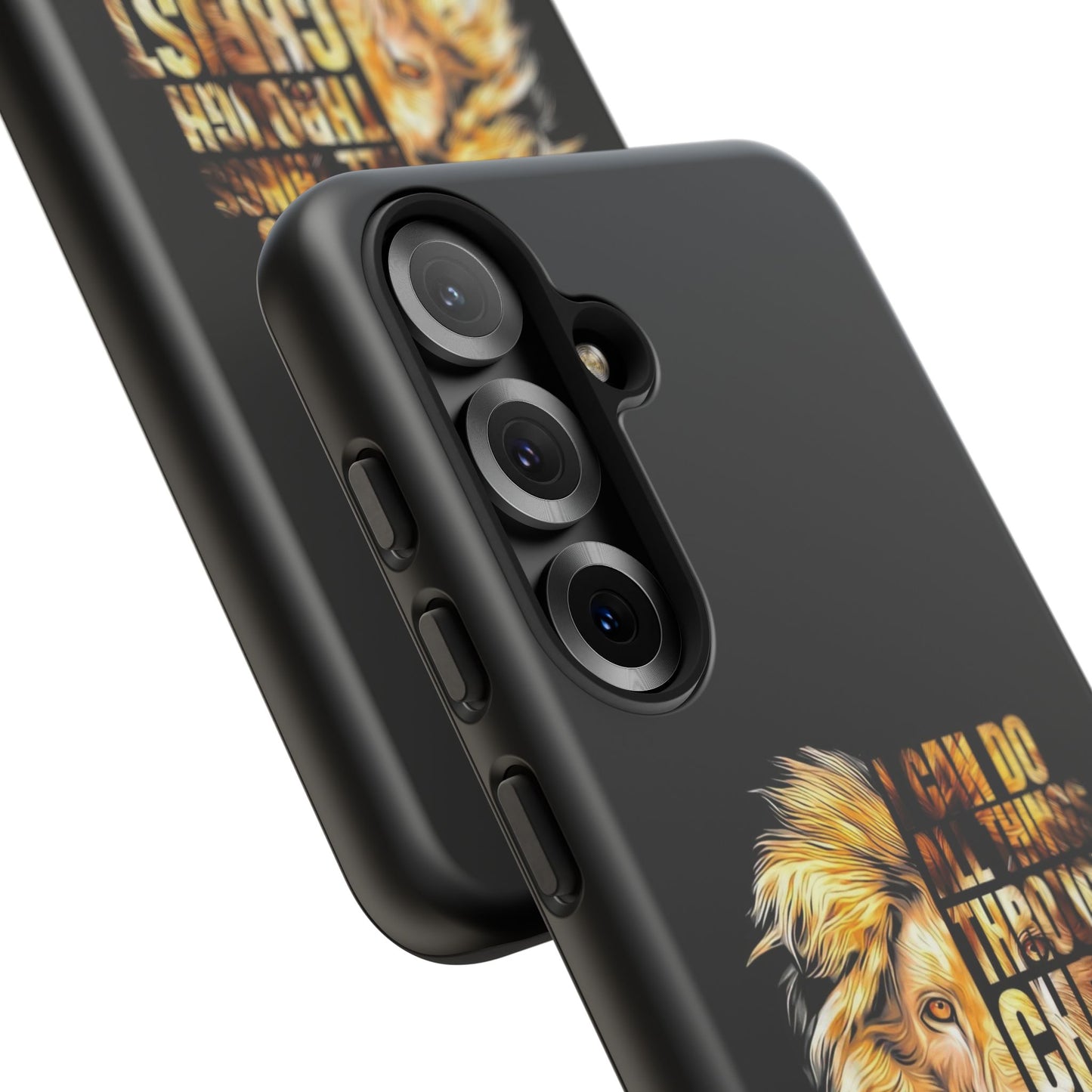 Inspirational Lion  Samsung Phone Case, Strength & Faith, Christian Accessories