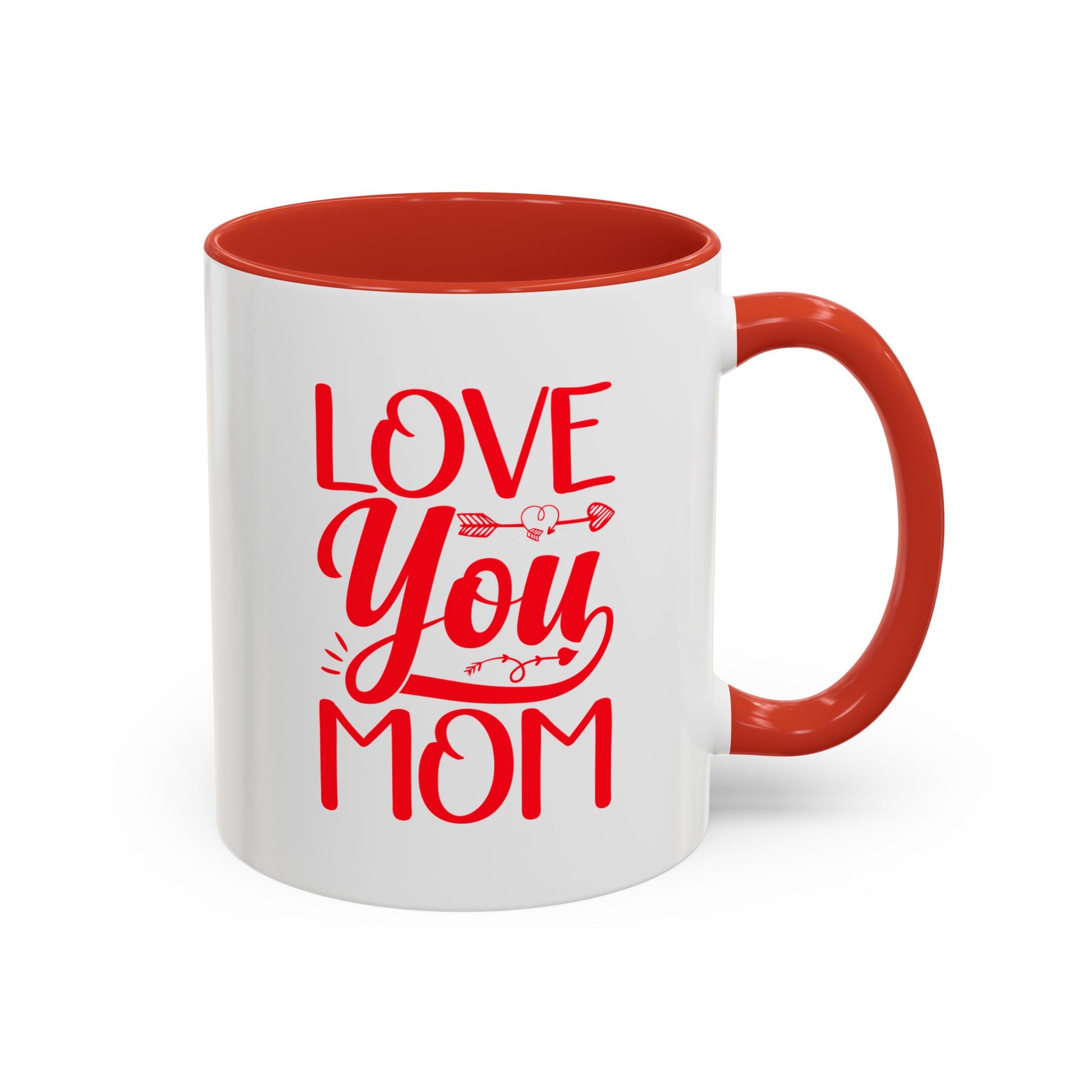 I Love My Mom Accent Coffee Mug - Perfect Gift for Mother's Day & Special Occasions