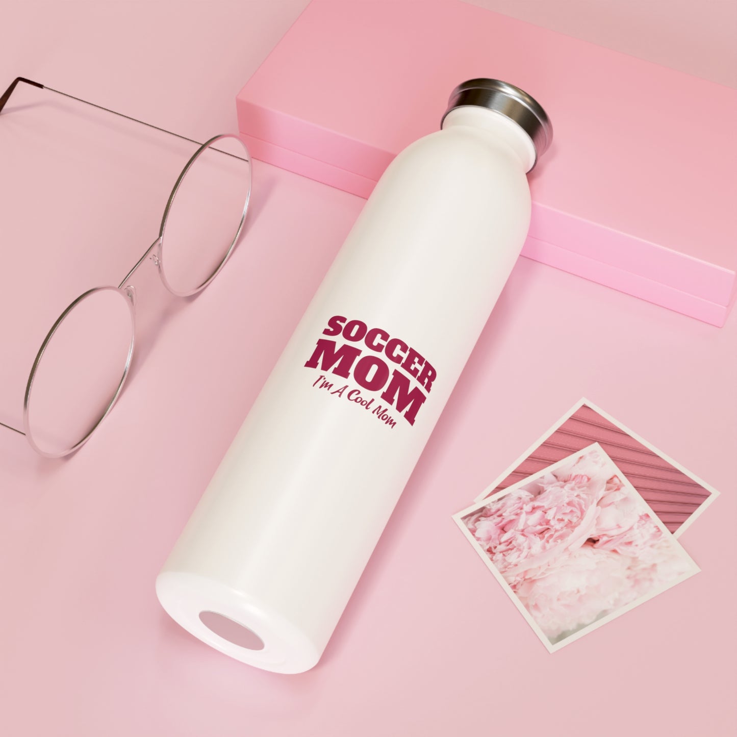 Soccer Mom Slim Water Bottle