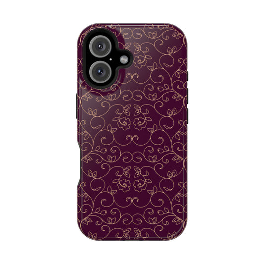 Luxury Serial Magnetic Phone Case, Royal