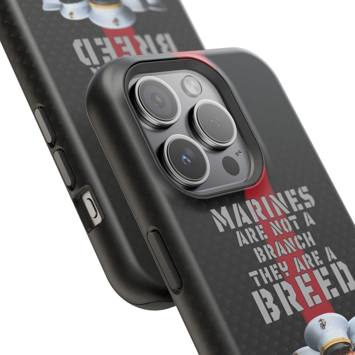 Marines Magnetic Tough Case - "Not a Branch, a Breed" Military iPhone Cover