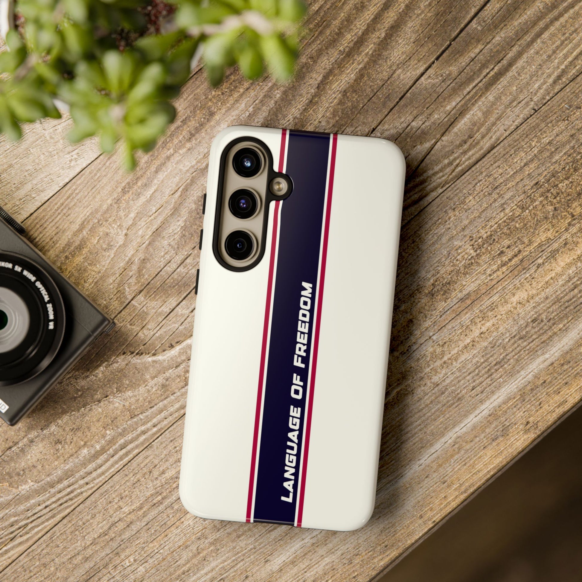 Language of Freedom Tough Case – Minimalist Design