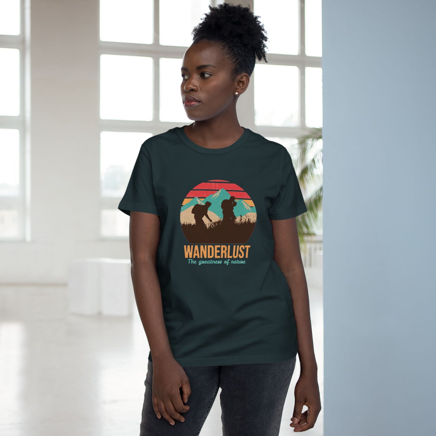 Wanderlust The Greatness Of Nature  Women’s Maple Tee