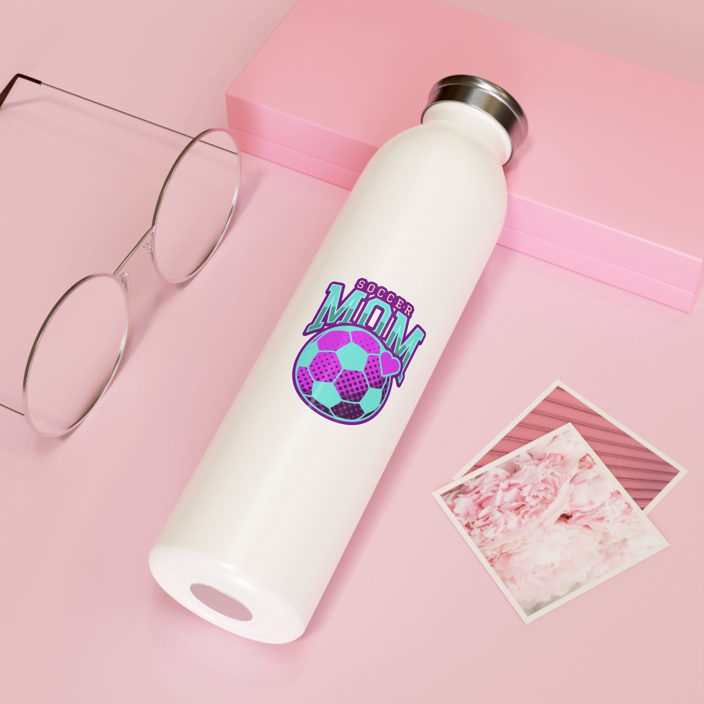 Soccer Mom Slim Water Bottle