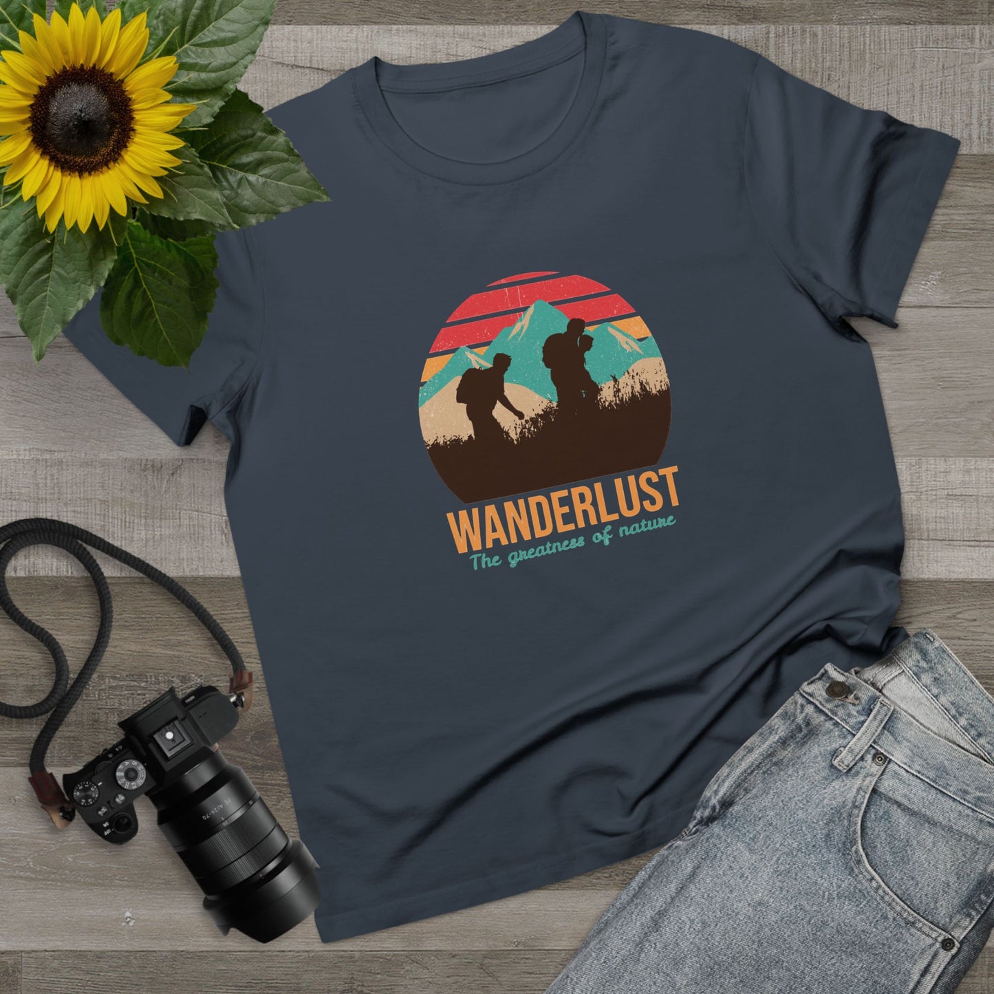 Wanderlust The Greatness Of Nature  Women’s Maple Tee