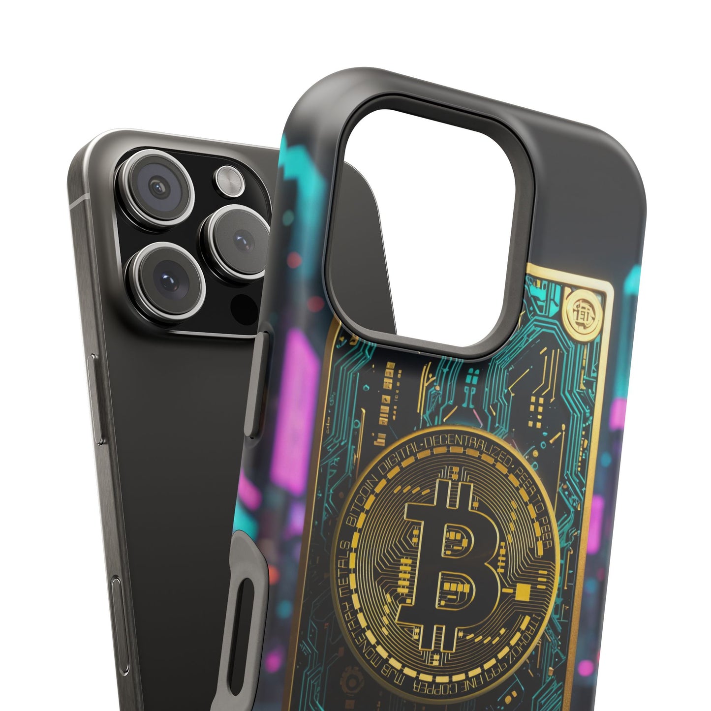 Bitcoin Magnetic Phone Case, Unique Phone Cover