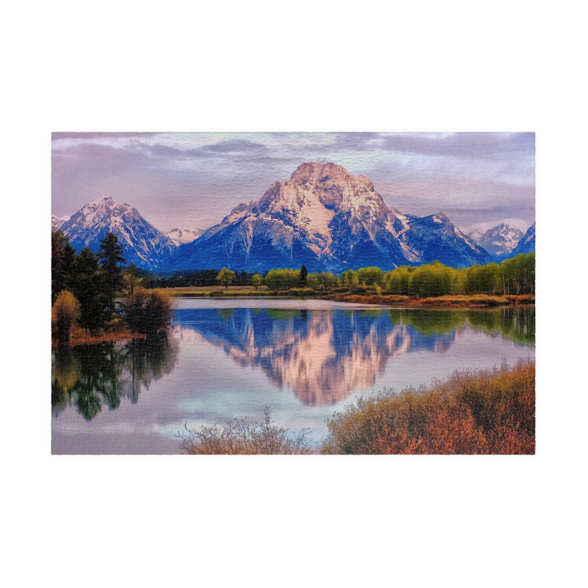 Grand Teton Reflections: A Puzzle of Peaks and River, 1014 pcs