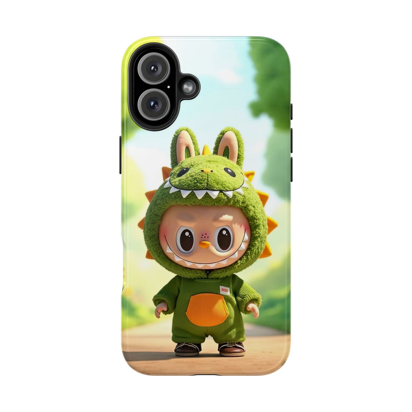 The Monsters Tough Case for iPhone Models – Playful Dinosaur Design, Dual Layer Protective Cover, Fun Mobile Accessory