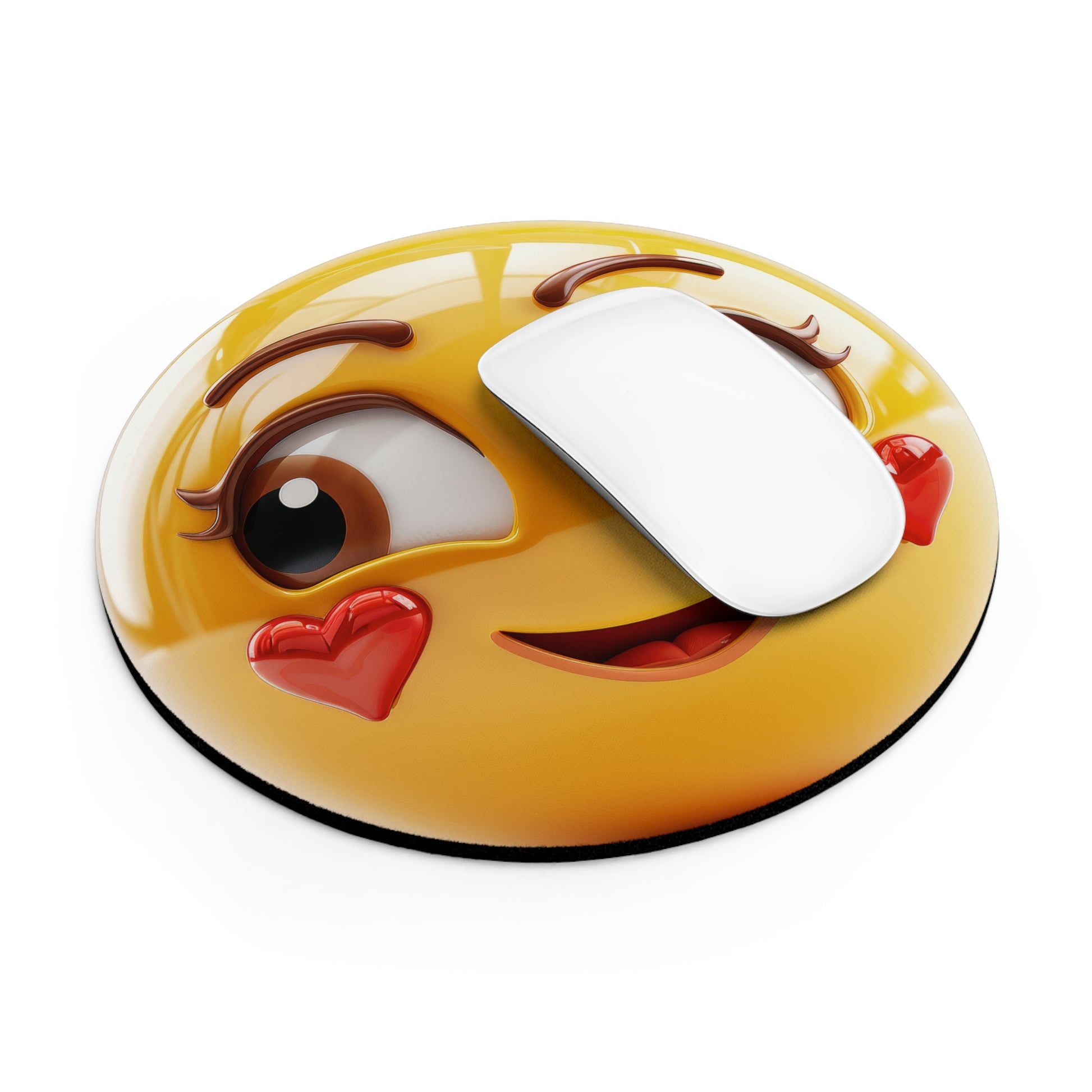 Love Emoji Mouse Pad