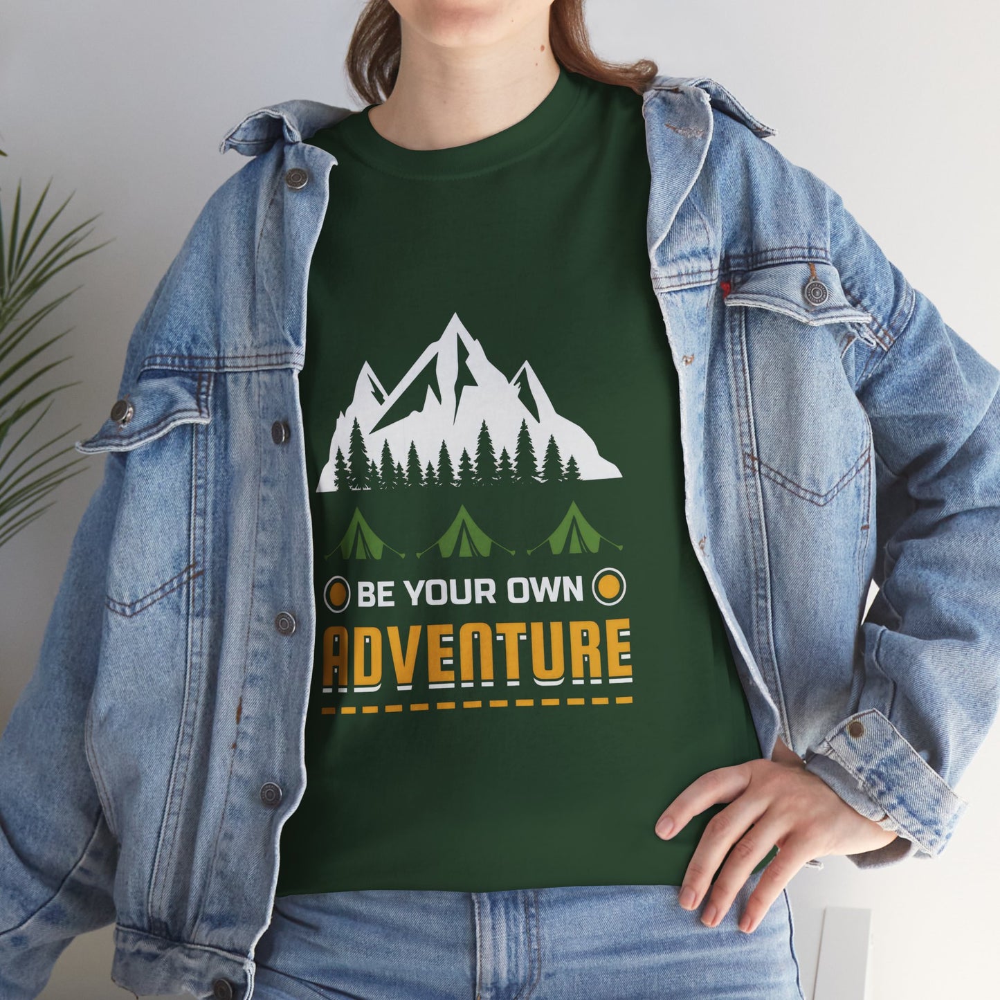 Adventure Tee - 'Be Your Own Adventure' Unisex Heavy Cotton T-Shirt