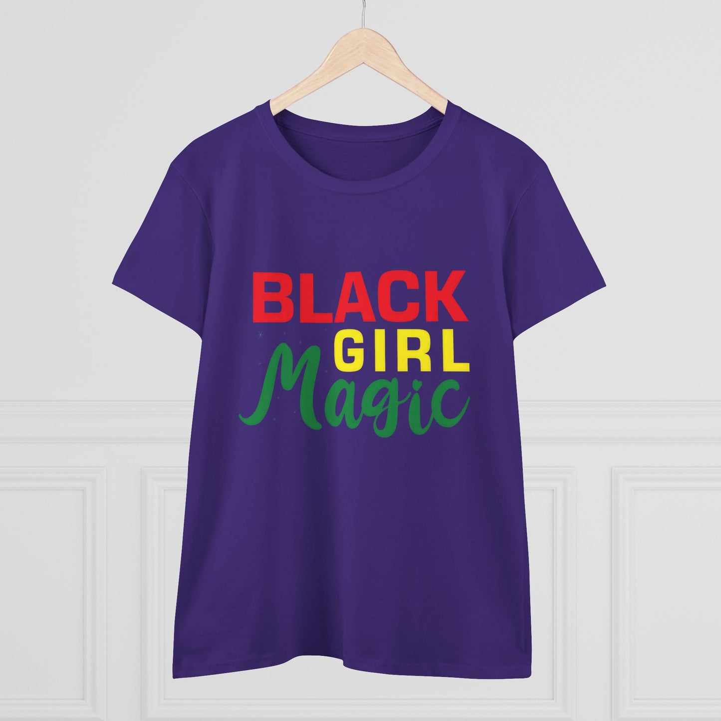 Black Girl Magic Cotton Tee - Celebrate Empowerment and Culture