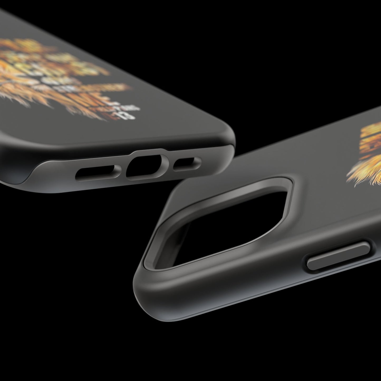 Inspirational Lion Magnetic iPhone Case, Strength & Faith, Christian Accessories