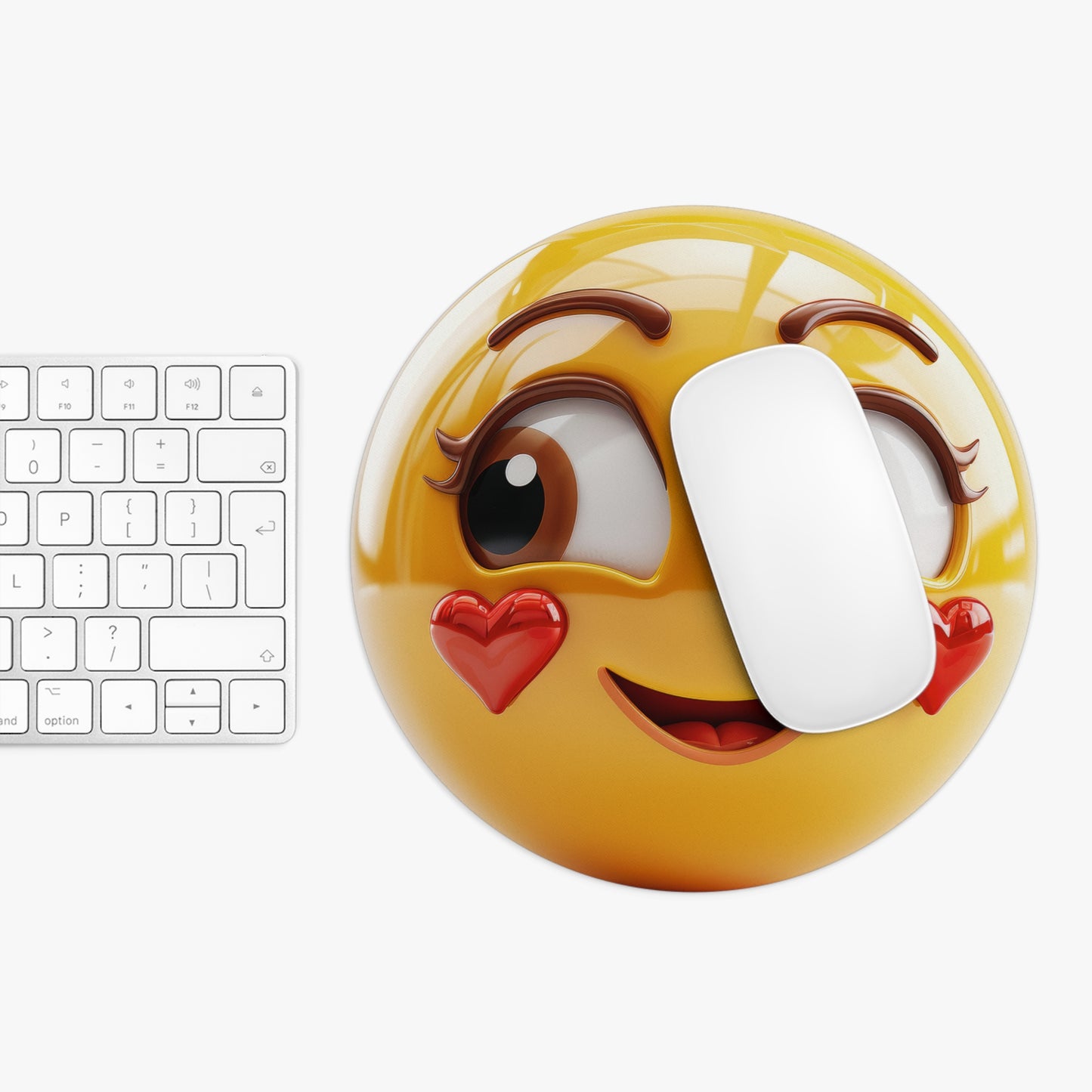 Love Emoji Mouse Pad