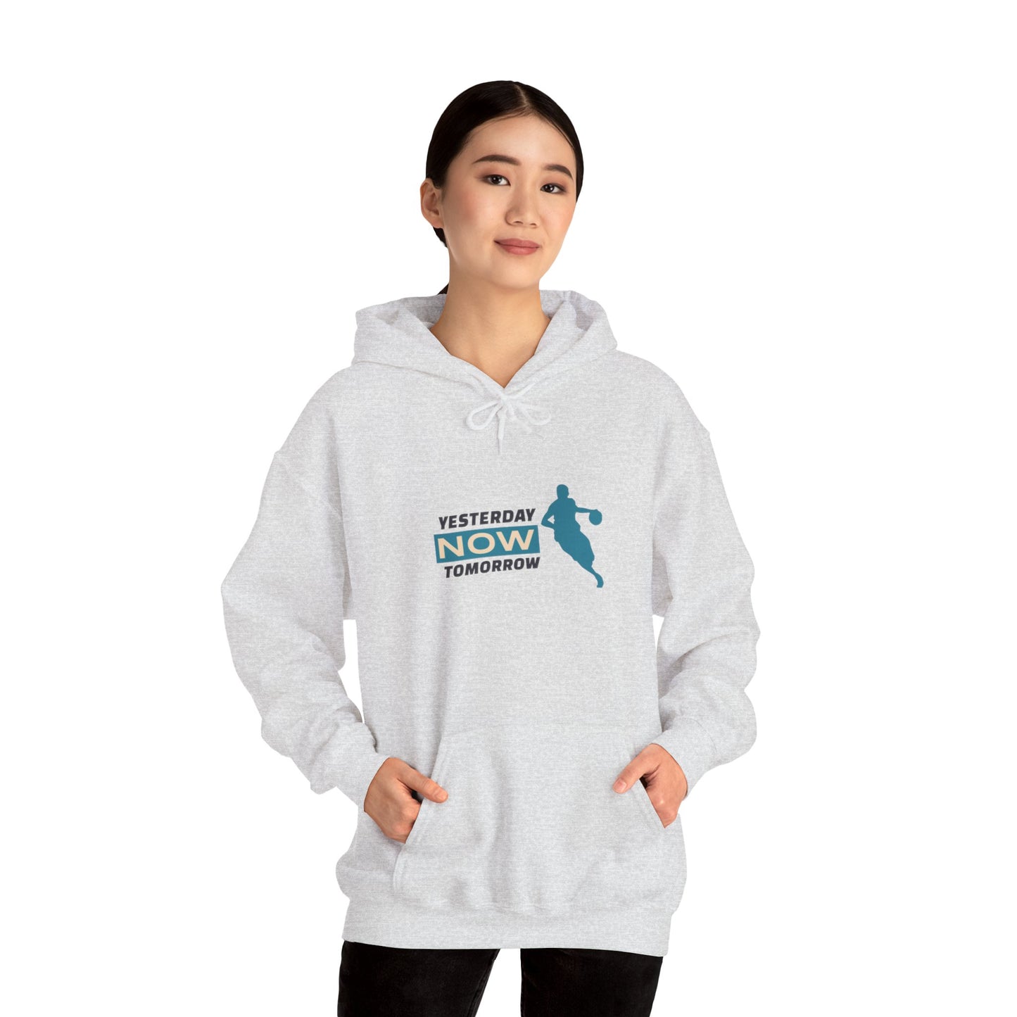 Yesterday Now Tomorrow Unisex Heavy Blend™ Hooded Sweatshirt