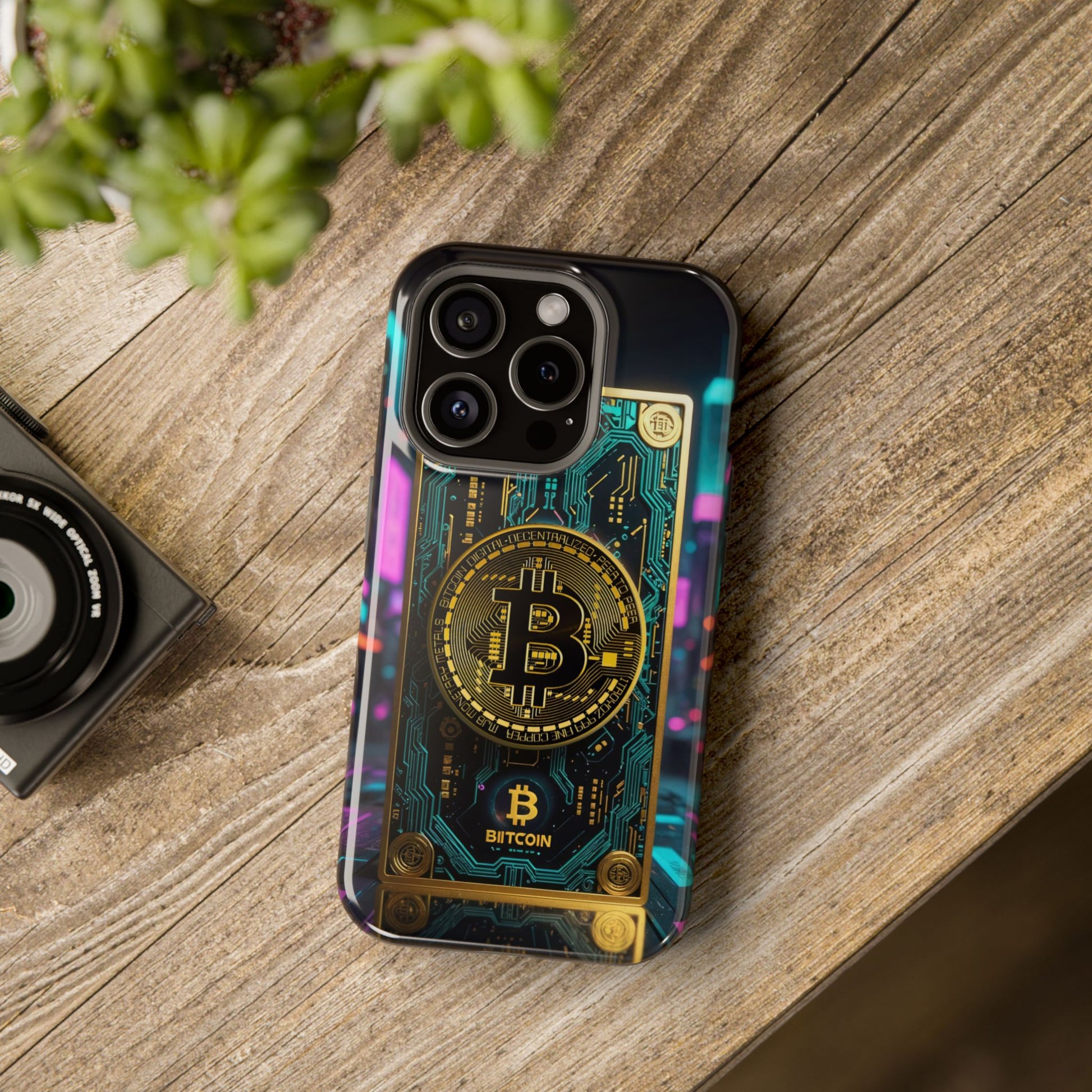 Bitcoin Magnetic Phone Case, Unique Phone Cover