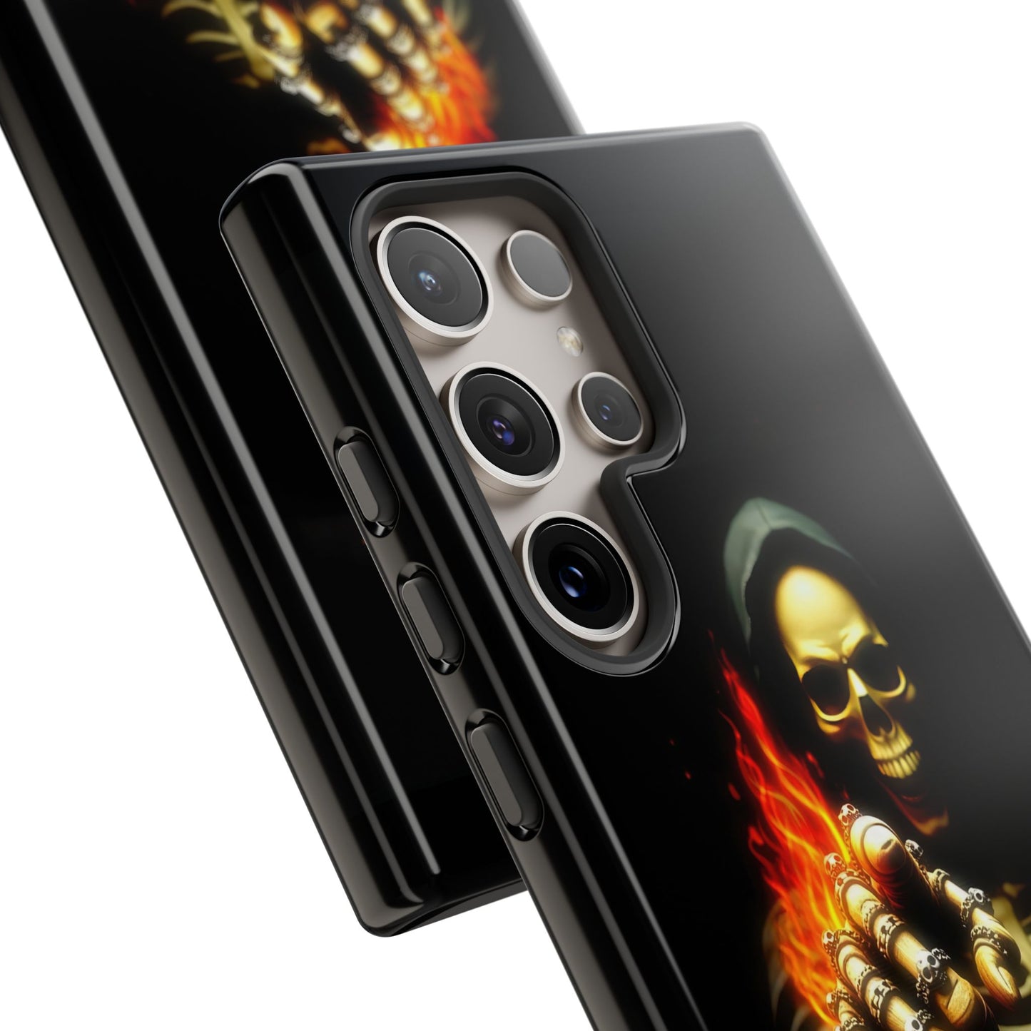 Skull Design Samsung Phone Case, Don't Touch My Phone Mobile Cover