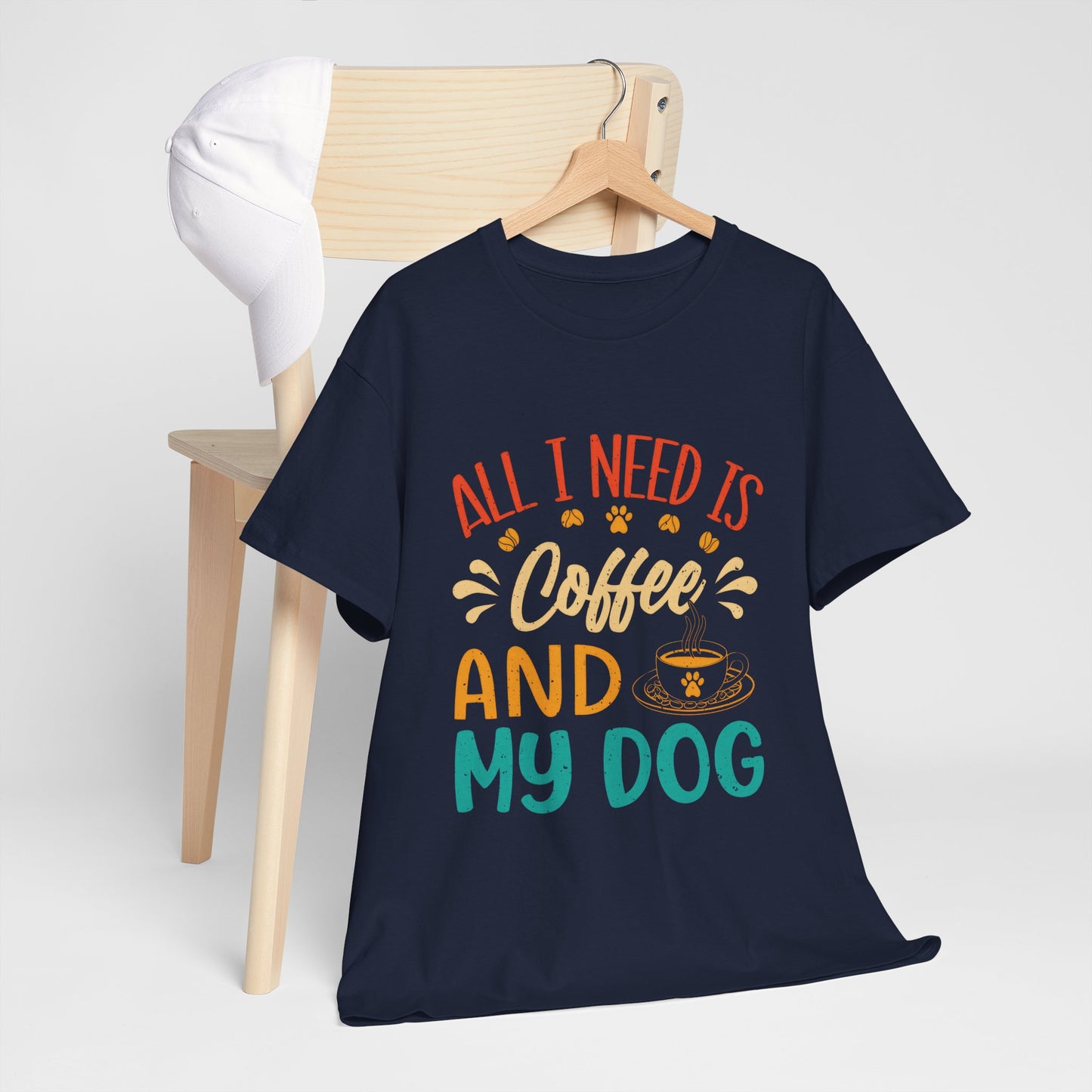 Coffee and Dog Lover Unisex Tee - Perfect Gift for Pet Owners