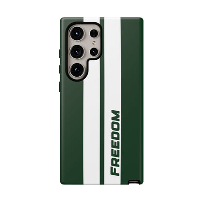 Freedom Tough Case, Olive Green Motorsport-Inspired Cove