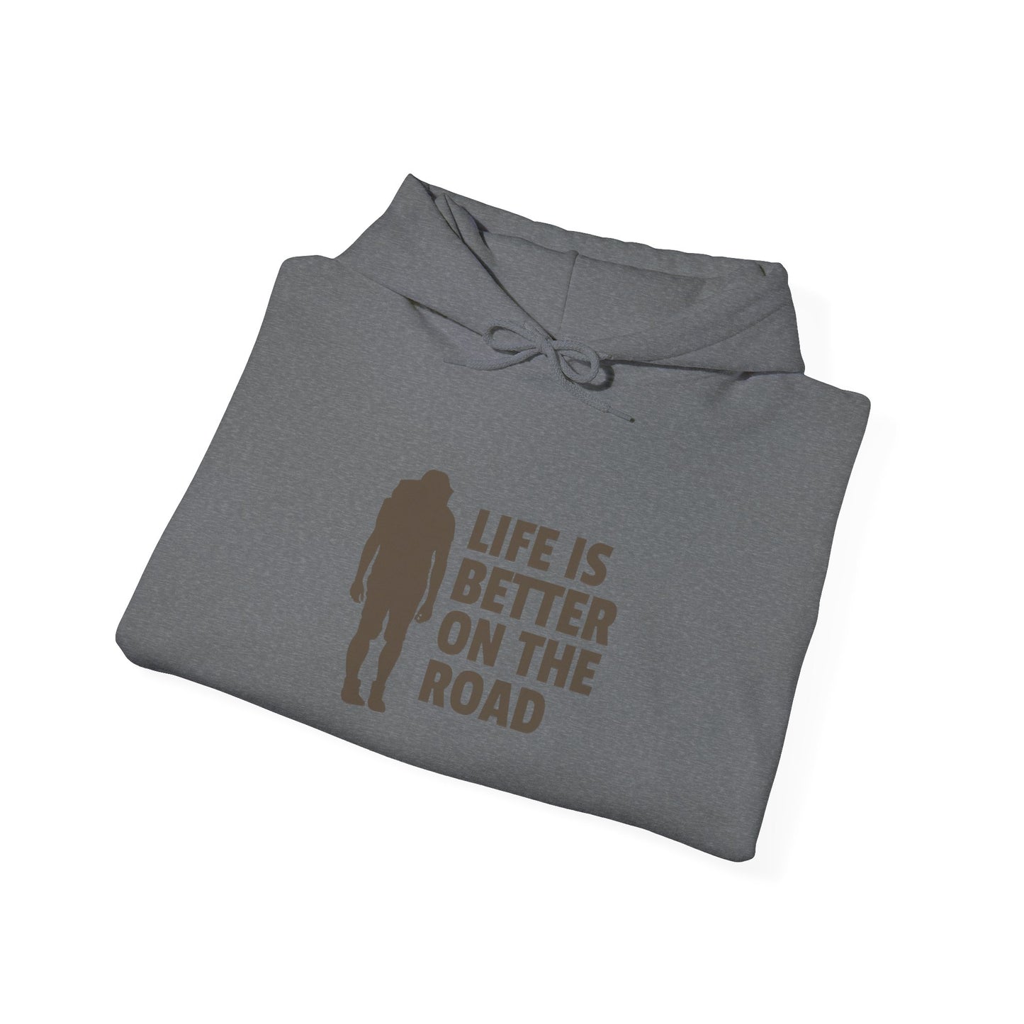 Life Is Better On The Road Unisex Heavy Blend™ Hooded Sweatshirt