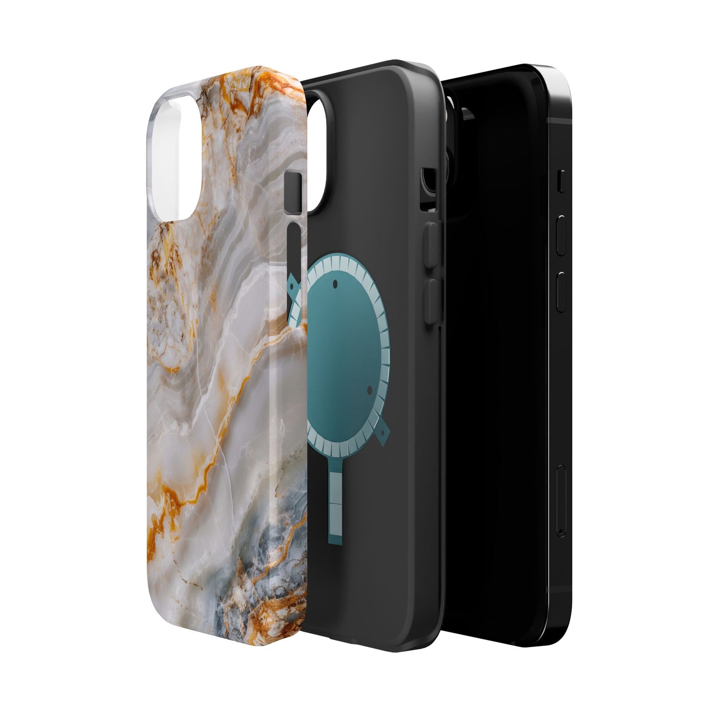 Pure Elegance Marble Magnetic iPhone Case, Stylish & Trendy Accessories