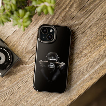 Edgy Gorilla Magnetic iPhone Case, Unique Cell Phone Cover