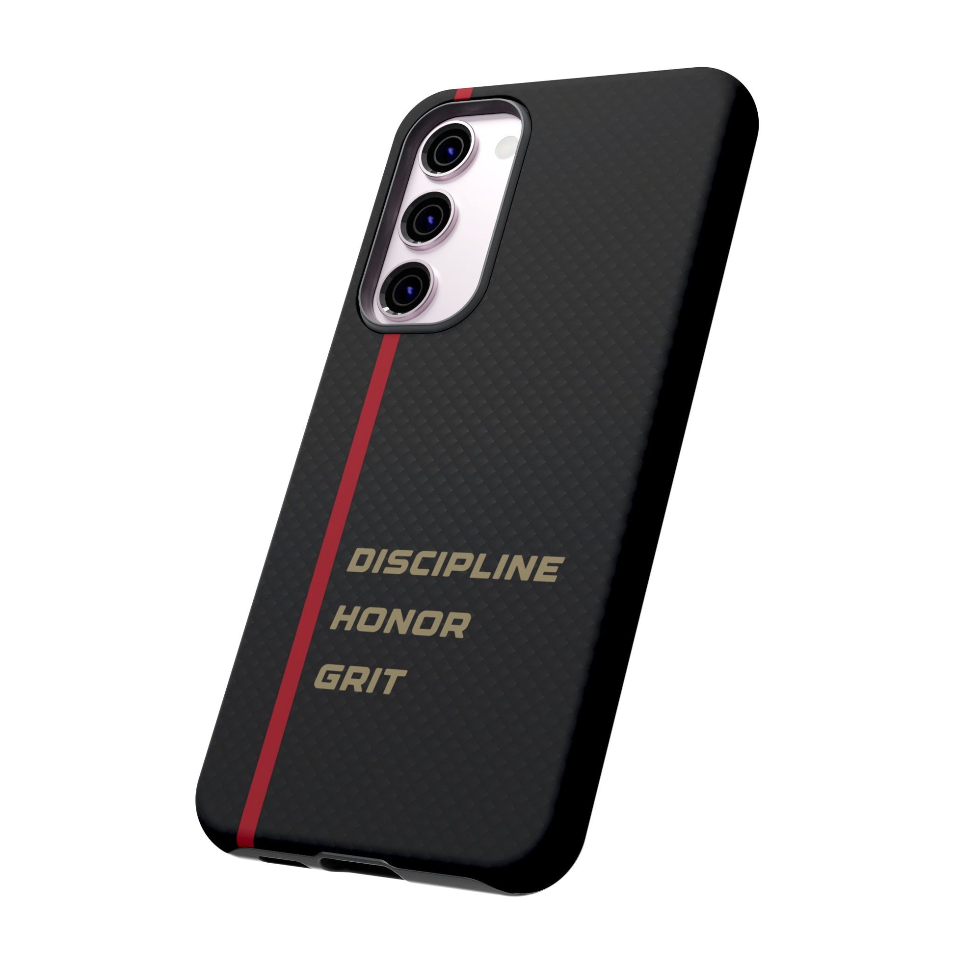 Discipline, Honor, Grit Impact-Resistant Phone Case