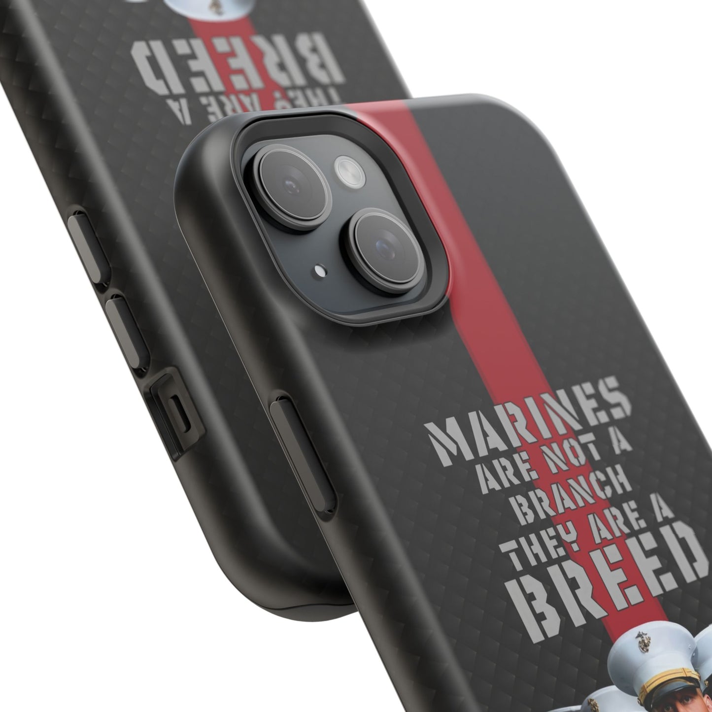 Marines Magnetic Tough Case - "Not a Branch, a Breed" Military iPhone Cover