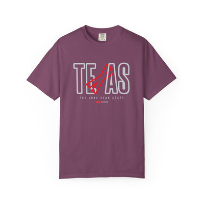 Texas Pride Unisex Garment-Dyed T-Shirt - Casual Style for State Lovers