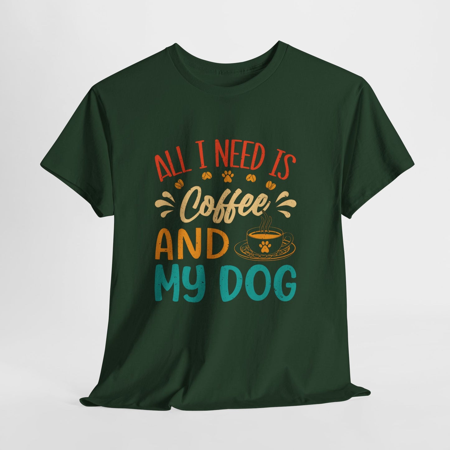 Coffee and Dog Lover Unisex Tee - Perfect Gift for Pet Owners
