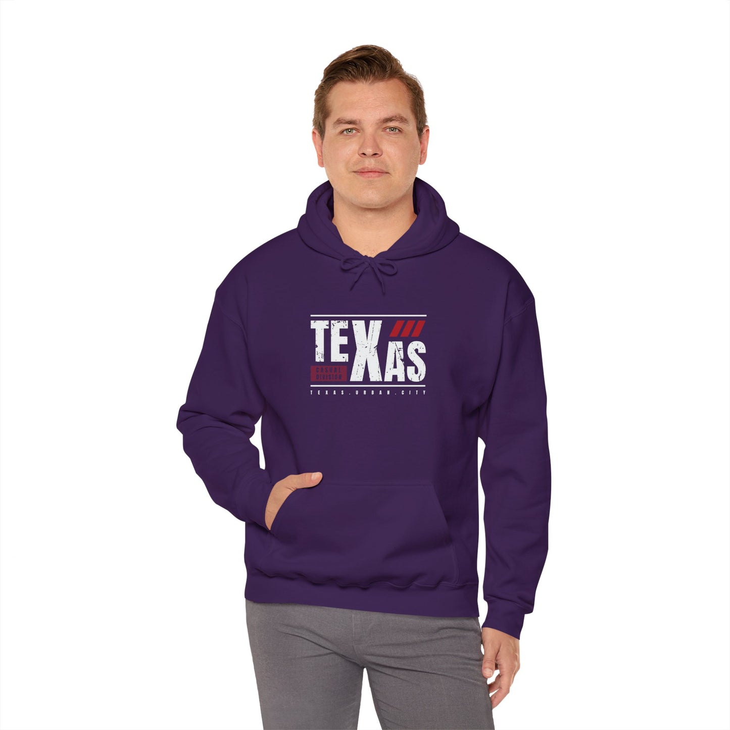 Texas Unisex Heavy Blend Hoodie - Bold Design for Everyday Comfort