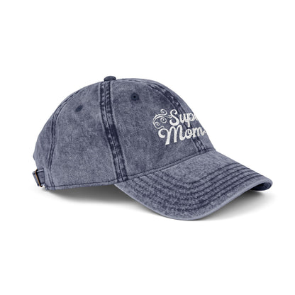 Super Mom Vintage Cap / Embroidered