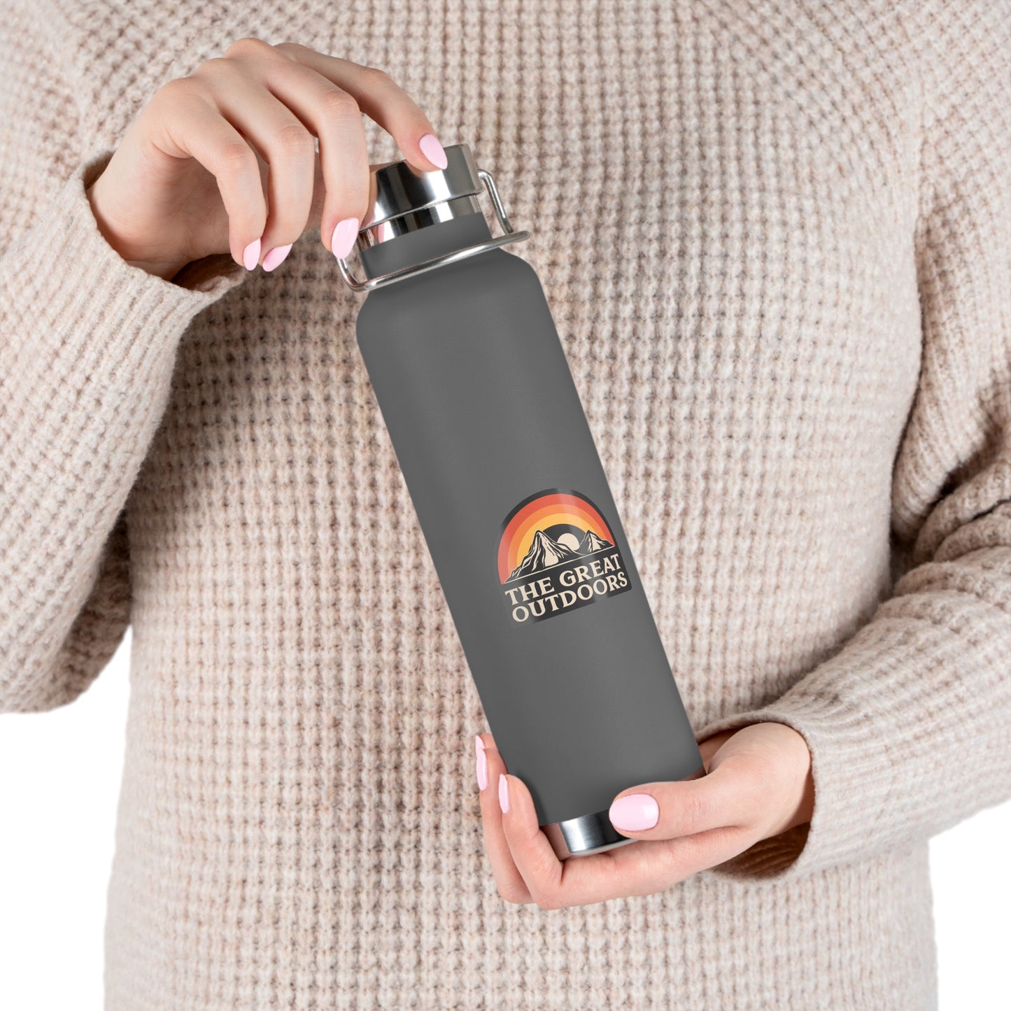 The Great Outdoors Copper Vacuum Insulated Bottle, 22oz