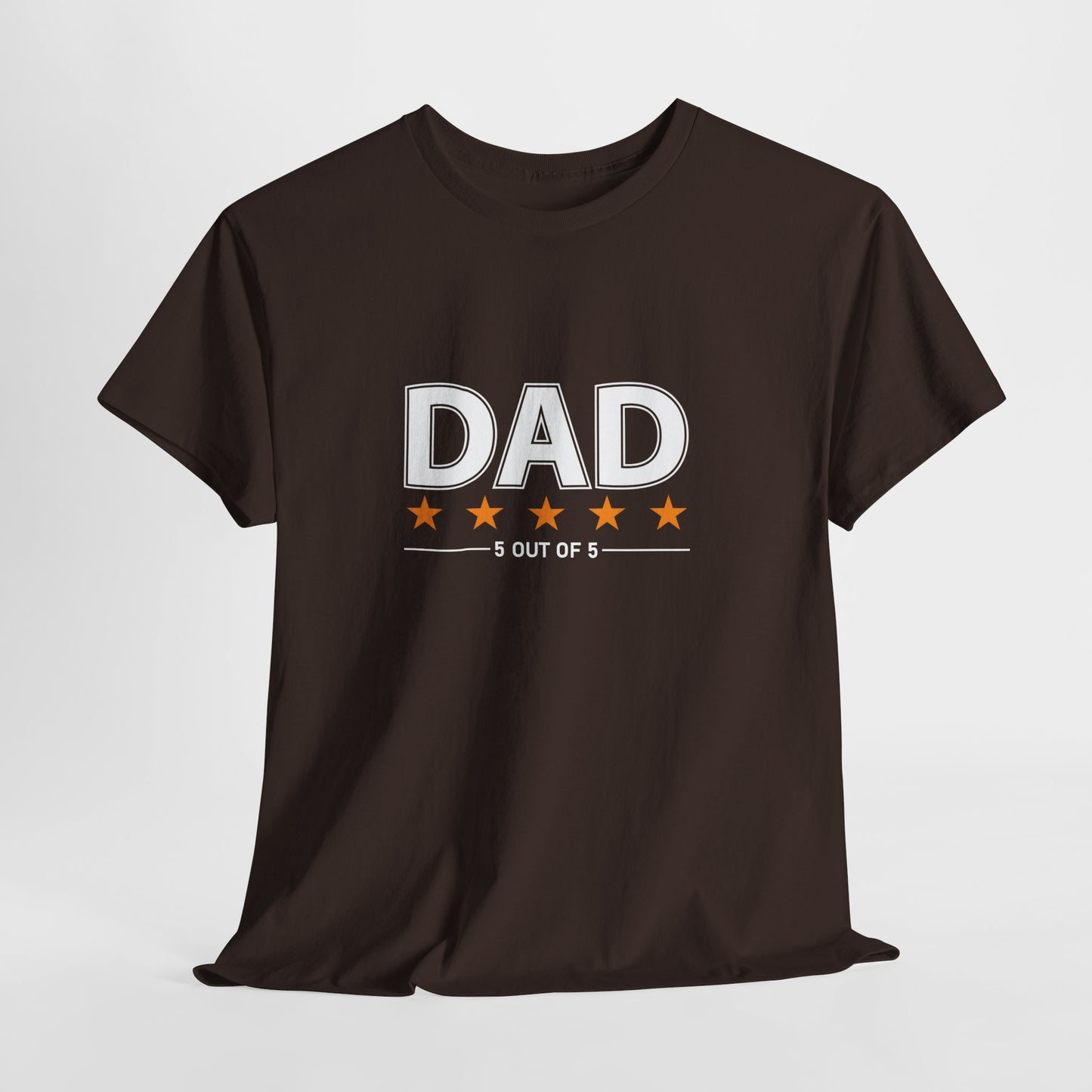Father's Day Unisex Tee - 5 Stars Dad T-shirt