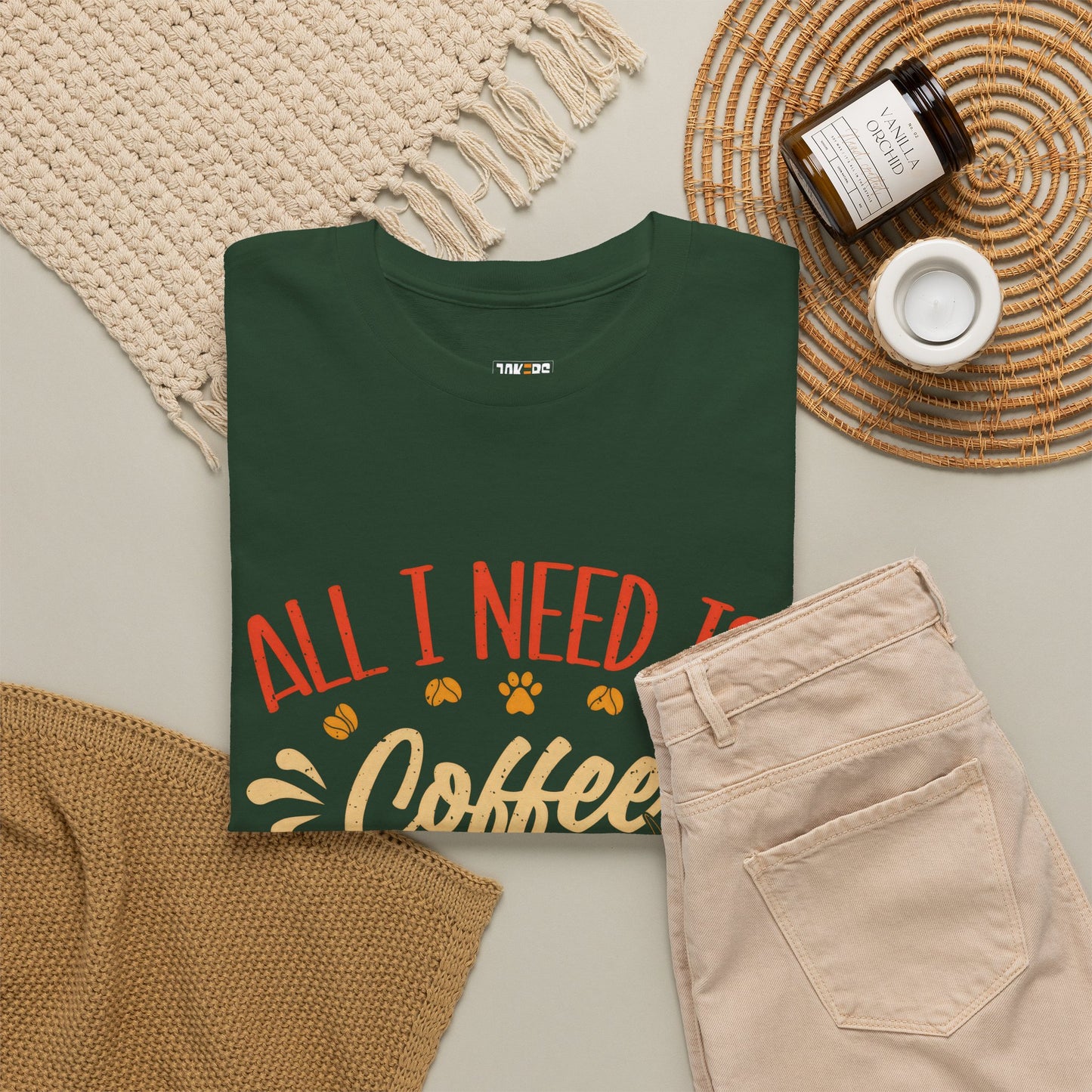 Coffee and Dog Lover Unisex Tee - Perfect Gift for Pet Owners