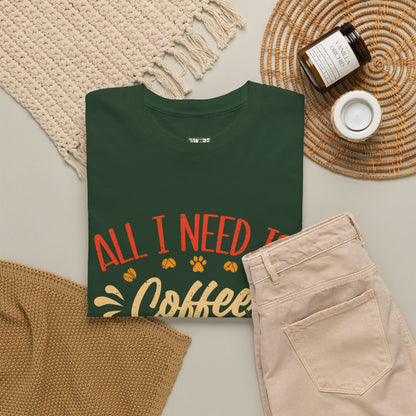 Coffee and Dog Lover Unisex Tee - Perfect Gift for Pet Owners
