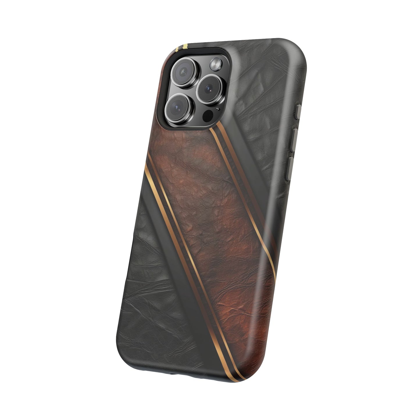 Stylish Leather Texture Magnetic Tough Cases