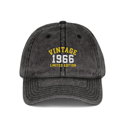 Custom Vintage Embroidered Washed Baseball Cap