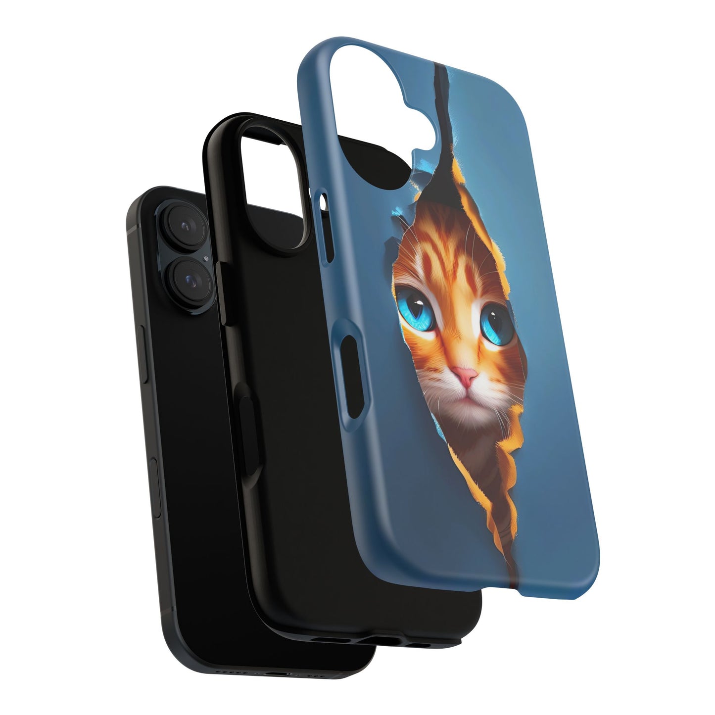 Curious Kitten Tough  Case for iPhone